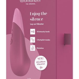 Мінівібратор Womanizer Vibe Dusky Pink, 3 авторежими + 10 рівнів інтенсивності