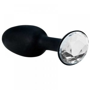 Анальна пробка CRYSTAL AMULET SILICONE BUTT PLUG LARGE
