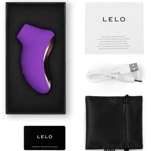 Звуковий стимулятор клітора LELO SONA 2 Travel Purple, тревел-версія, 12 режимів
