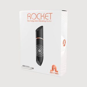 Віброкуля у вигляді помади Adrien Lastic Rocket Black
