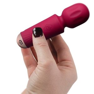 Вібромасажер Rocks Off Mini Wand Azalea Red, 16 режимів