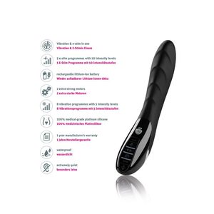 Вібратор з електростимуляцією Mystim Sizzling Simon eStim Black, міостимулятор