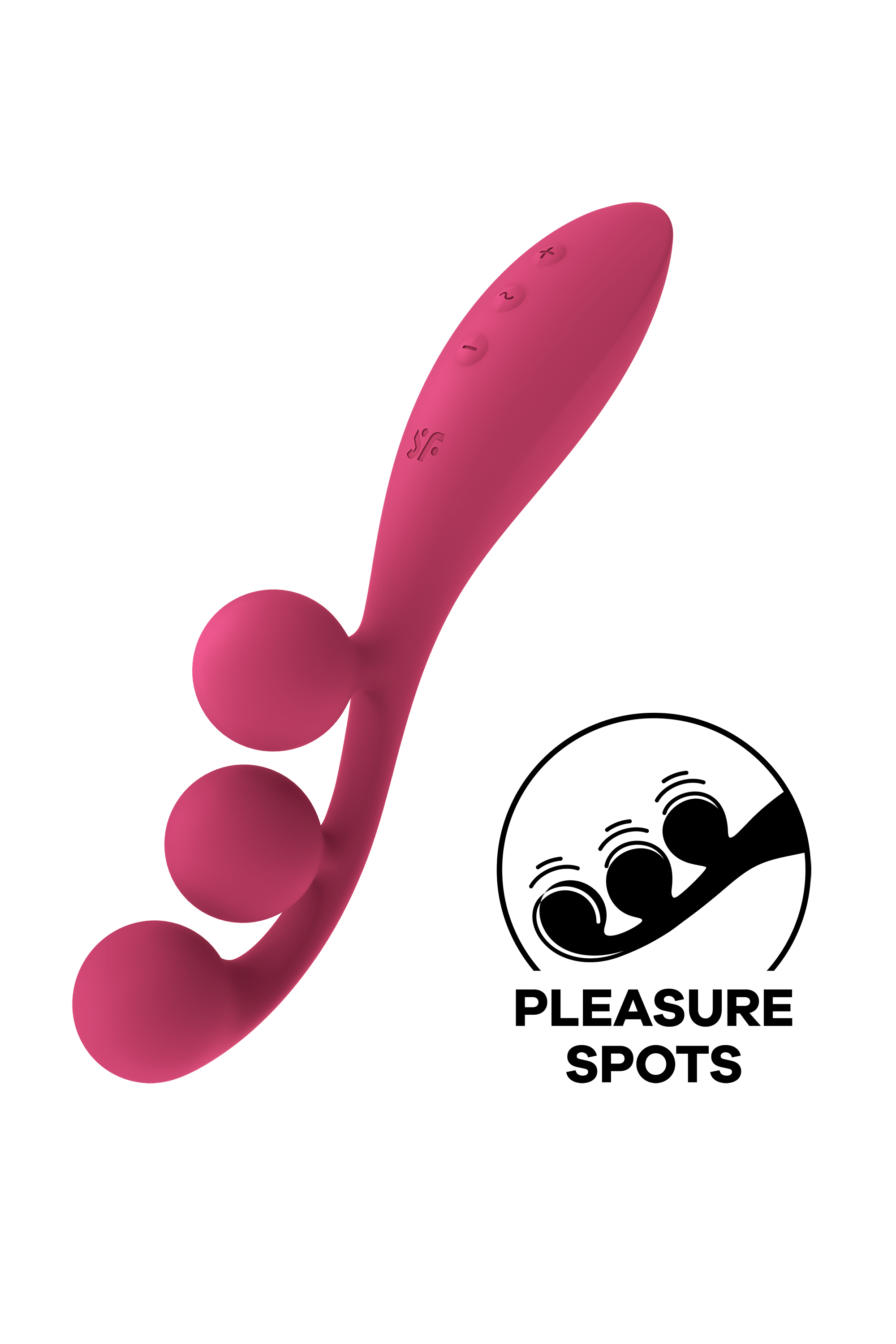 Універсальний вібратор Satisfyer Tri Ball 1, 3 мотори, гнеться
