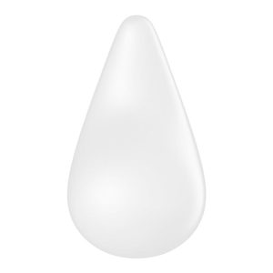 Вібратор для зовнішньої стимуляції Satisfyer Dew Drop White, 2 мотори, 12 режимів, м’який корпус