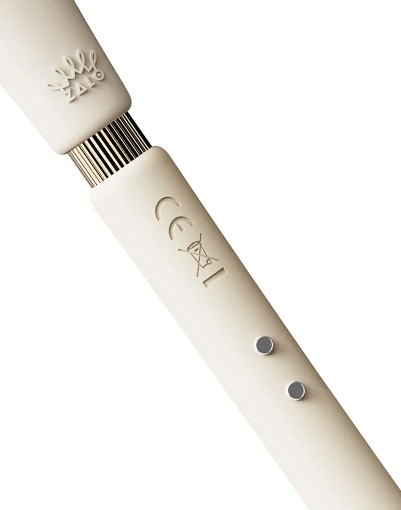 Розкішний вібромасажер Zalo – Calla Ivory White, двосторонній, 2 мотори