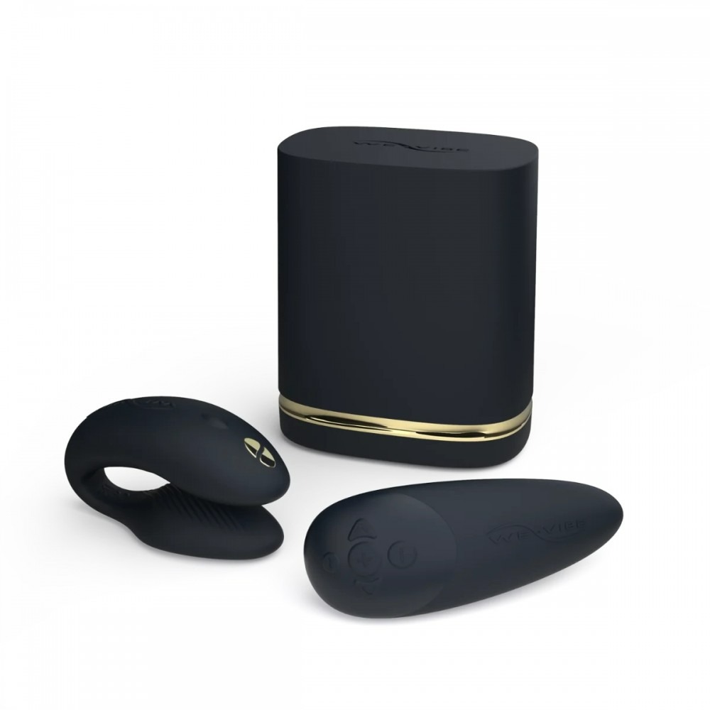 Преміальний подарунковий набір Golden Moments: Womanizer Premium та We-Vibe Chorus Black