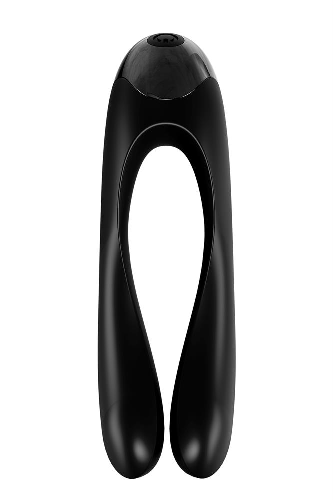 Вібратор на палець Satisfyer Candy Cane Black