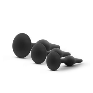 Набір анальних пробок Blush Luxe Beginner Plug Kit Black