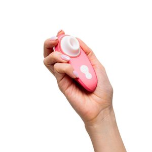 Вакуумний кліторальний стимулятор Womanizer Liberty 2 Vibrant Rose, 8 режимів, магнітна кришечка