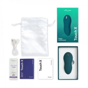 Потужний мінівібромасажер Touch X Green Velvet by We-Vibe, зручно поєднувати з проникним сексом