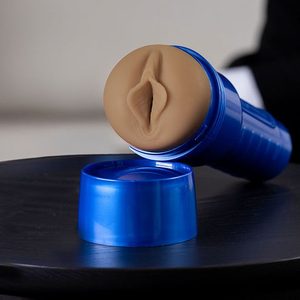 Мастурбатор-вагіна Fleshlight Boost Bang Medium Dark Flesh, плаваючі кільця Turbo Tech
