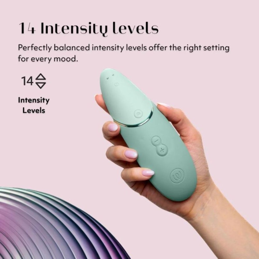 Вакуумний кліторальний стимулятор Womanizer Next Sage, 3D Pleasure Air, 14 рівнів інтенсивності