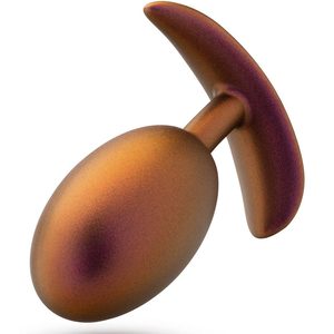 Анальна пробка із зміщеним центром тяжіння Blush Anal Adventures Matrix силіконова, рожеве золото