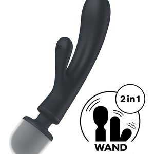Вібратор-кролик з вібромасажером Satisfyer Triple Lover Grey, 3 мотори
