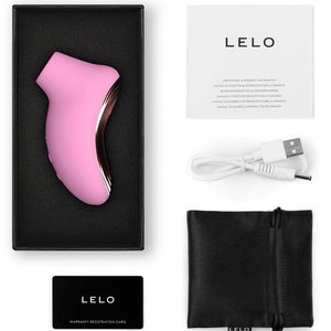 Звуковий стимулятор клітора LELO SONA 2 Travel Pink, тревел-версія, 12 режимів