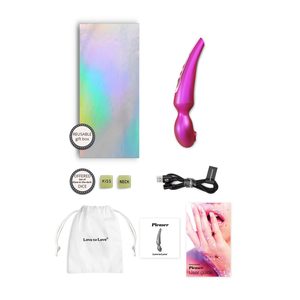 Стимулятор для клітора Love To Love Pleaser Iridescent Berry, ефект постукування, 5 режимів