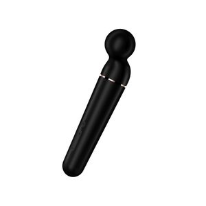 Вібромасажер Satisfyer Planet Wand-er Black/Rosegold, дуже потужний, бездротовий