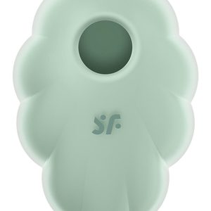 Вакуумний стимулятор з вібрацією Satisfyer Cloud Dancer Mint