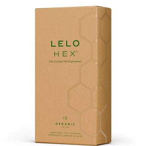 Презервативи LELO HEX Condoms Organic 12 Pack, тонкі та суперміцні