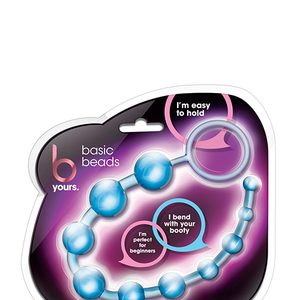 T330754 анальний ланцюжок B yours BASIC BEADS BLUE