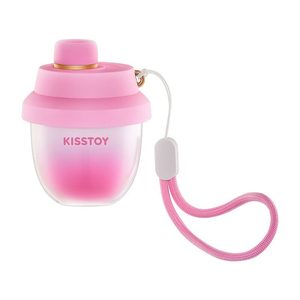 Вакуумний стимулятор-брелок KISSTOY Kiss Pods, 5 рівнів інтенсивності + Turbo-режим, 2 насадки