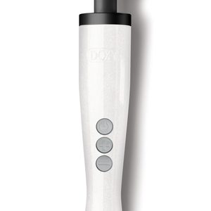 Вібромасажер DOXY Die Cast R Stardust White, перезаряджуваний, до 9000 об/хв
