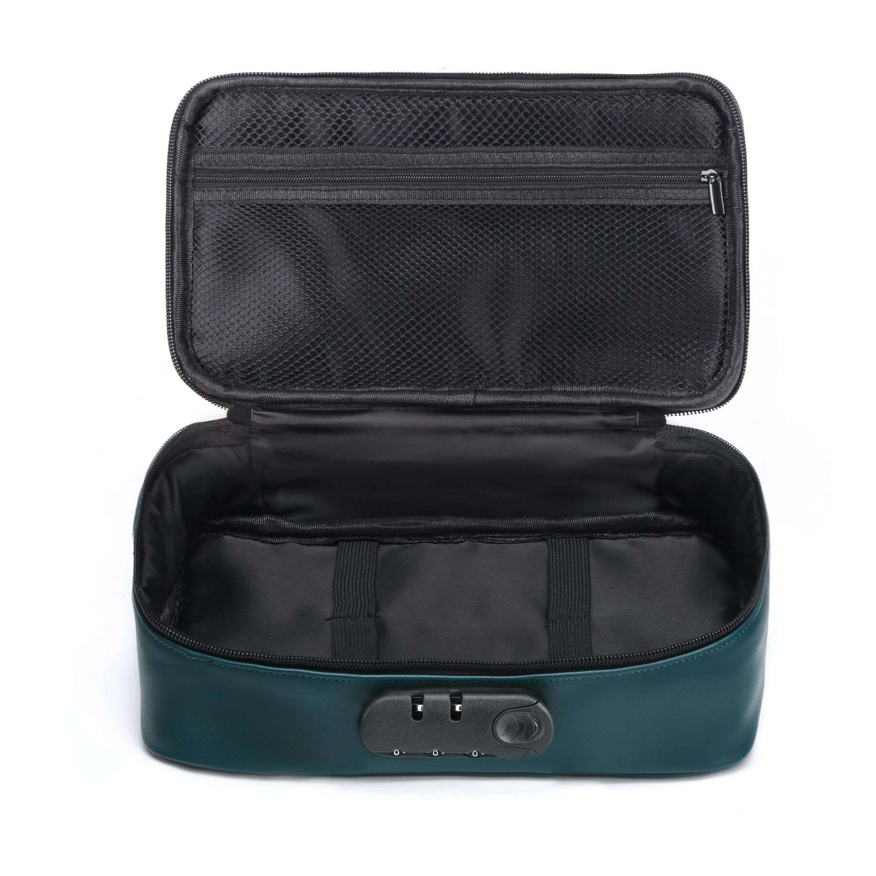 Кейс для іграшок Dorcel DISCREET BOX LUXURY GREEN, кодовий замок, 27×16×7,62 см
