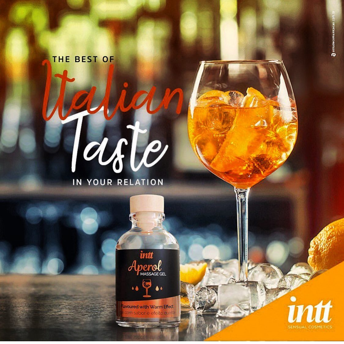 Масажний гель для інтимних зон Intt Aperol (30 мл) розігрівальний