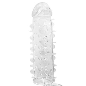 Насадка на член Dorcel Mr. Orgasm з кільцем для мошонки, ультрастимулювальний рельєф