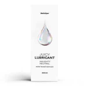 Лубрикант на водній основі Satisfyer Juicy Lubricant Naughty Neutral water based 300 мл