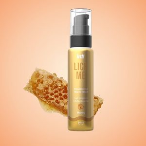 Гель для оральних пестощів із зігрівальним ефектом INTT Lick Me Kissable Gel Honey 50 мл, без цукру