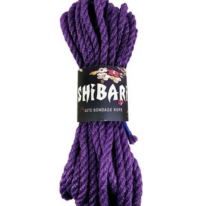 Джутова мотузка для шибарі Feral Feelings Shibari Rope, 8 м бузкова