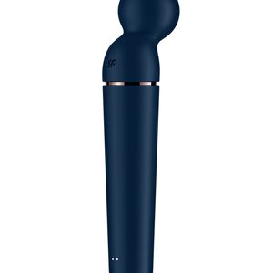 Вібромасажер Satisfyer Planet Wand-er Blue/Rosegold, дуже потужний, бездротовий