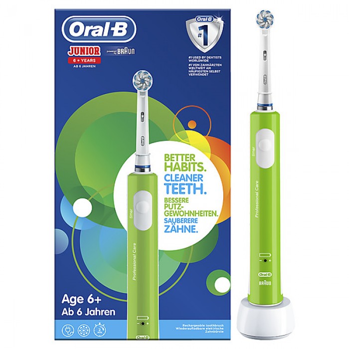 Зубна щітка для дітей Oral-B D16.513 Junior Sensi Ultrathin Салатова