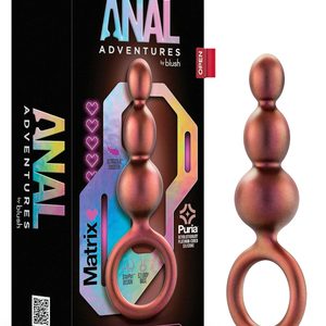 Анальна пробка з петлею Blush Adventures Matrix коралова