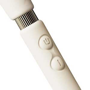 Розкішний вібромасажер Zalo – Calla Ivory White, двосторонній, 2 мотори