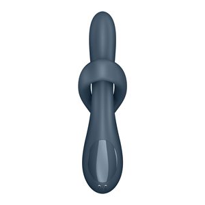 Вібратор з ротацією Satisfyer Heat Flex 4 Grey, підігрів до 39°C