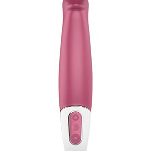 Потужний вібратор Satisfyer Vibes Petting Hippo з гнучким стовбуром, літій силікон, 12 режимів