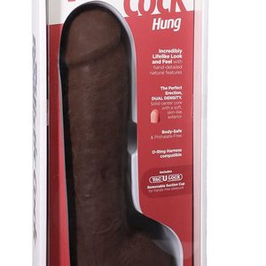 Фалоімітатор Doc Johnson The Realistic Cock ULTRASKYN - 12 Inch Hung with Balls Chocolate