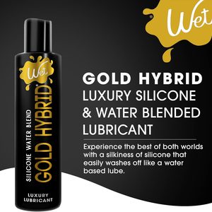 Лубрикант Wet Gold Hybrid водно-силіконовий, 266 мл