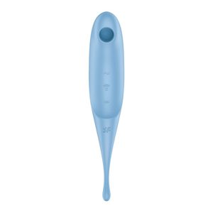 Вібратор для клітора з вакуумною стимуляцією Satisfyer Twirling Pro Blue