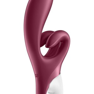 Вібратор-кролик Satisfyer Touch Me Red, подвійний відросток, 3 потужні мотори