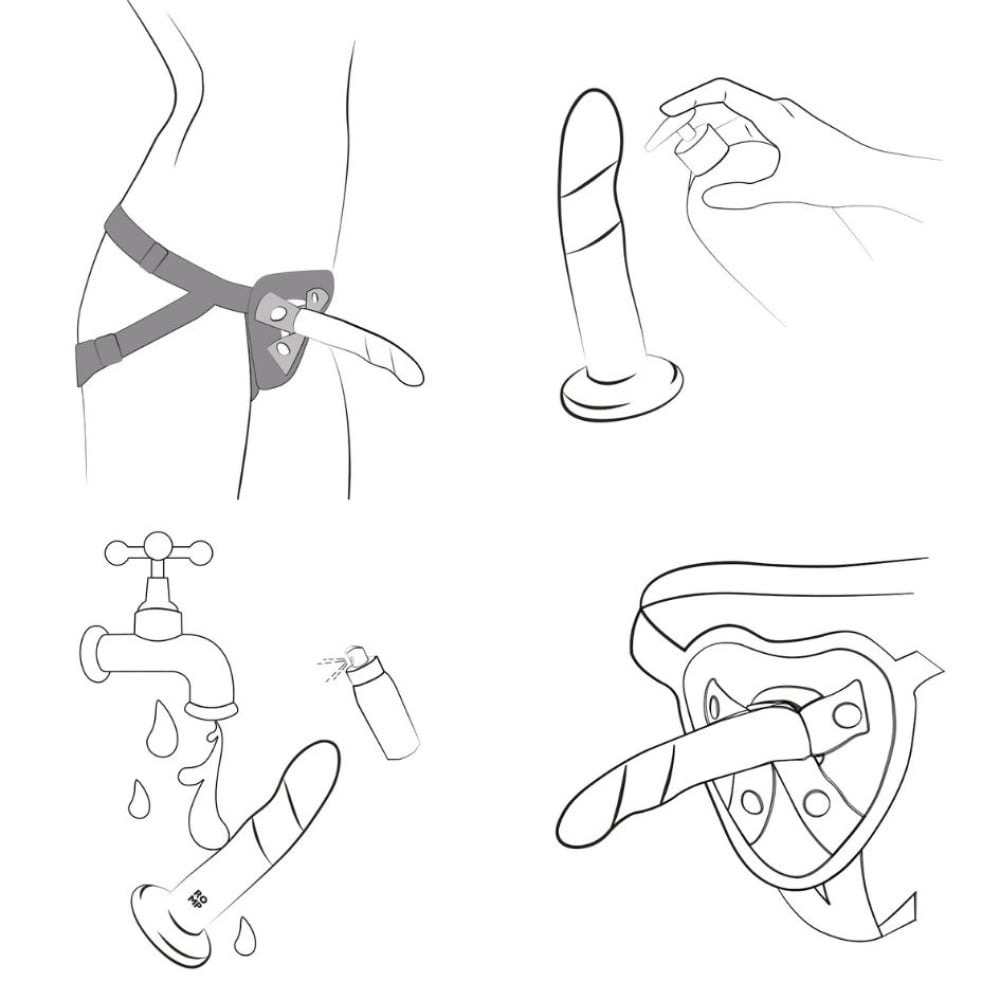 Комплект страпон + трусики ROMP Piccolo Pegging Kit