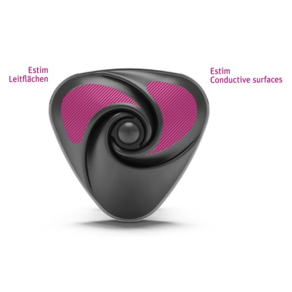 Вібратор для клітора з електростимуляцією Mystim Heart's Desire Black Edition