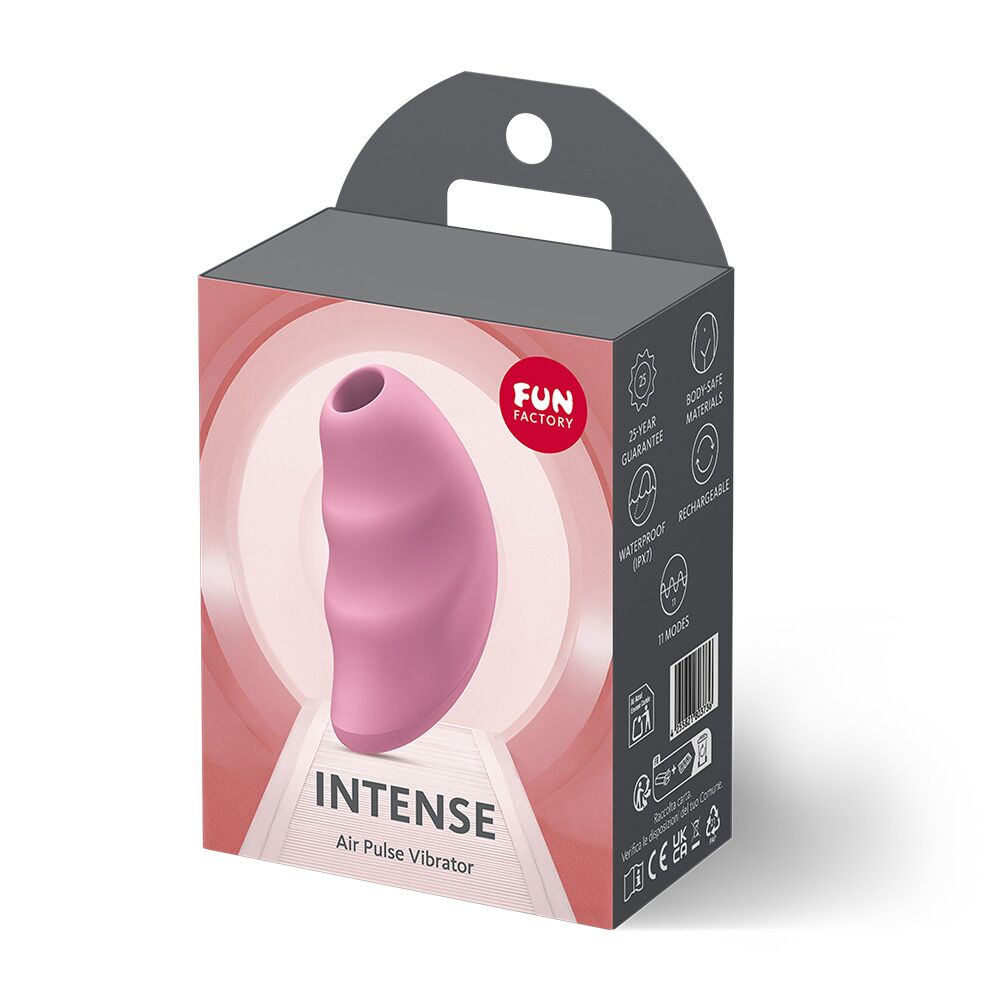 Вакуумний стимулятор Fun Factory Intense Rose, 11 режимів роботи, перезаряджуваний