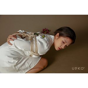 Мотузка для бондажу преміальна UPKO Restraint Bondage Vope золота, 10 м