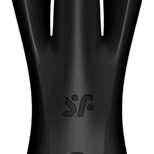 Кліторальний вібратор Satisfyer Threesome 2 Black, 3 гнучкі пальчики, 3 мотори