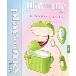 Міні-вібратори в зарядному кейсі Blush Play with Me з пультом, зелені