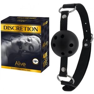 Повітропроникний кляп Alive Discretion Black