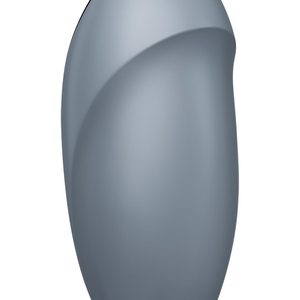 Вібростимулятор-пульсатор Satisfyer Tap & Climax 1 Bluegrey, ефект постукування пальцем, 2 мотори